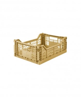 Folding Crates Midi - Gold