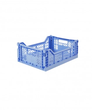 Folding Crates Midi - Baby Blue